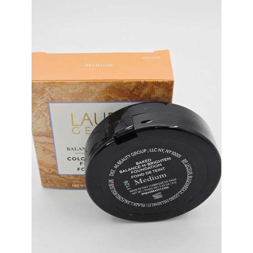 Laura Geller Baked Balance-n-Brighten Foundation Medium 0.32oz New in Box